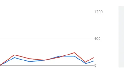 Statistik die wenige Webseiten Besucher anzeigt Statistik die eine geringe Anzahl an Webseiten Besucher anzeigt