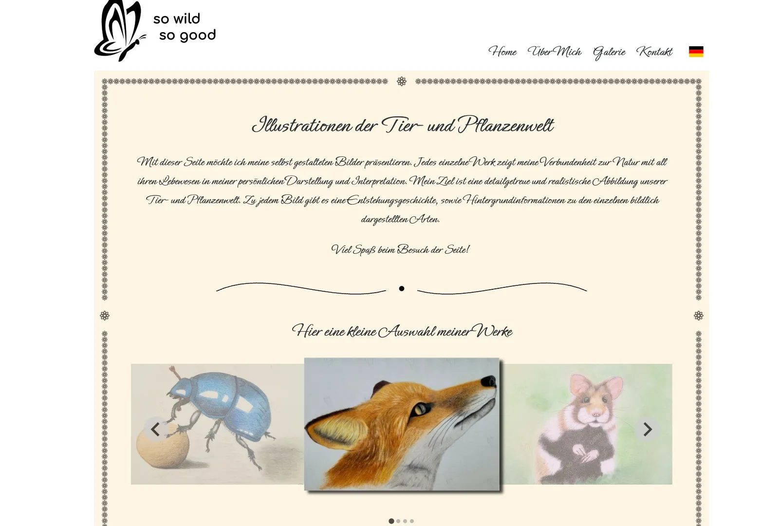 Referenz Bild von sowildsogood Beispiel einer professionellen Website umgesetzt von WebCraft