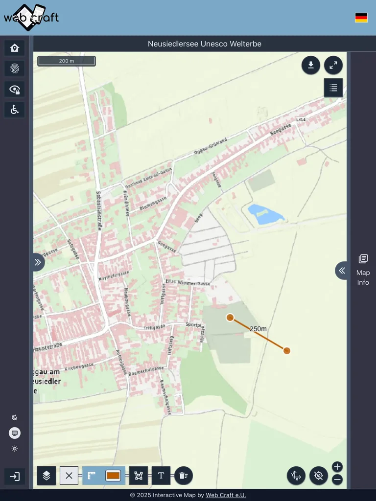 Interaktive GIS-Webanwendung für Standort- und Datenvisualisierung