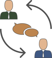 Icon für die bildliche Darstellung des Beratungsgesprächs